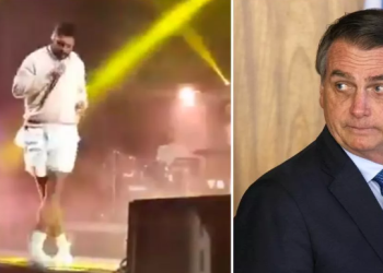 Criolo faz dancinha ao som de “Ei Bolsonaro, vai tomar no c*” e viraliza