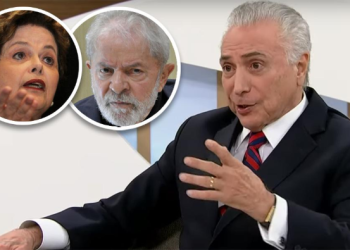 Temer diz que foi “golpe” contra Dilma e chama Lula de “presidente”