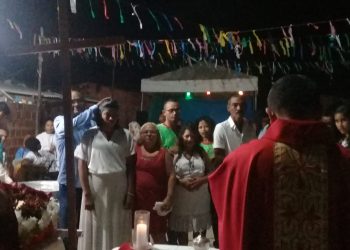 PAÇO DO LUMIAR: Comunidade Católica de Paço do Lumiar celebraram o glorioso São Sebastião.