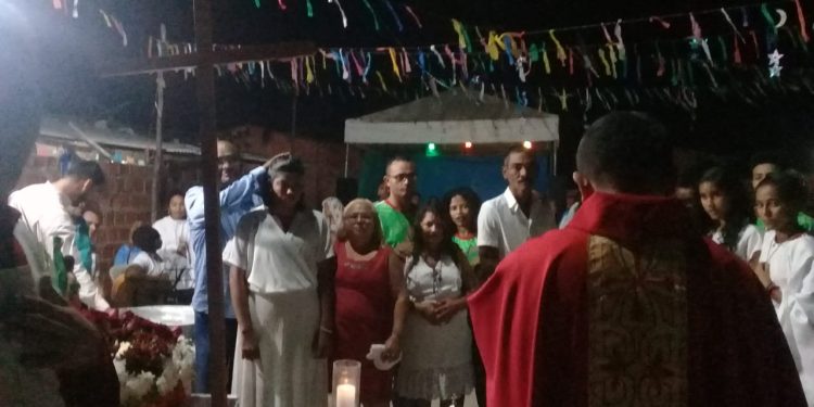 PAÇO DO LUMIAR: Comunidade Católica de Paço do Lumiar celebraram o glorioso São Sebastião.