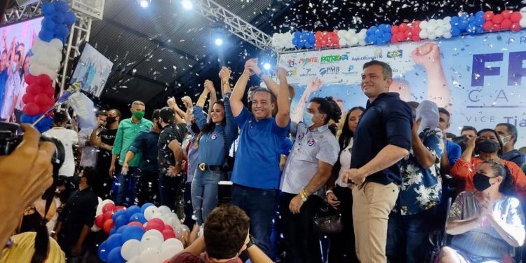 O Partido Liberal (PL) oficializa candidatura de Fred Campos a Prefeito de Paço do Lumiar.