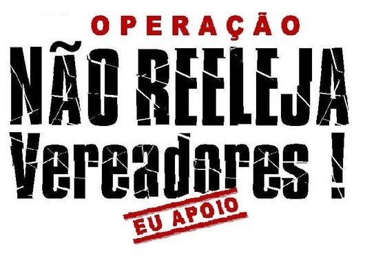 NÃO REELEJA QUEM NUNCA DEFENDEU AS CAUSAS DA SUA COMUNIDADE, NÃO PERCA SEU VOTO.