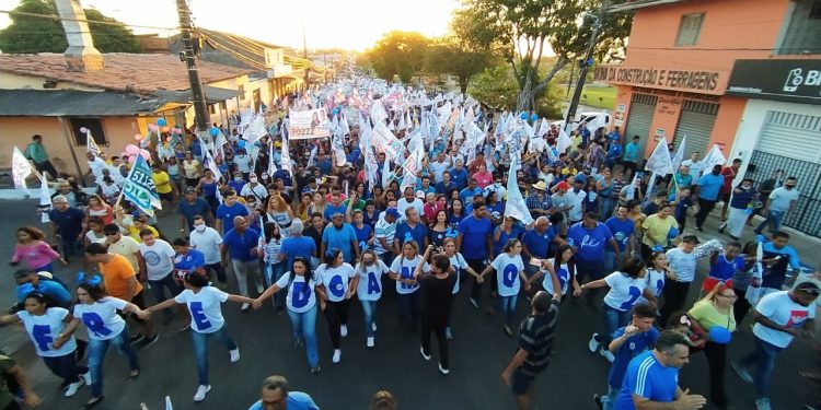 A caminhada realizada neste domingo (11) no Maiobão por Fred Campos marca a história política de Paço do Lumiar.
