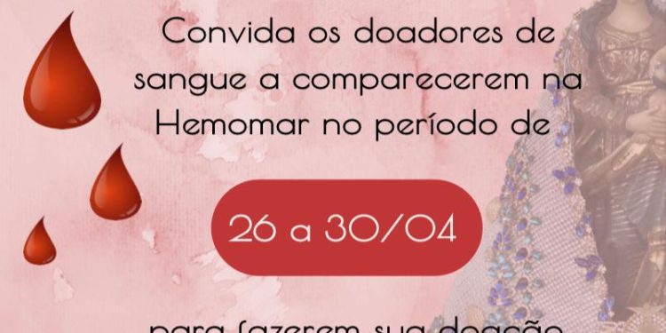 SANTUÁRIO NOSSA SENHORA DE NAZARÉ DO COHATRAC PROMOVE SEMANA DE DOAÇÃO DE SANGUE.