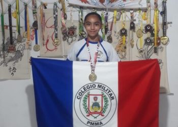 Colégio Militar Tiradentes I de São Luis é OURO em Karatê.