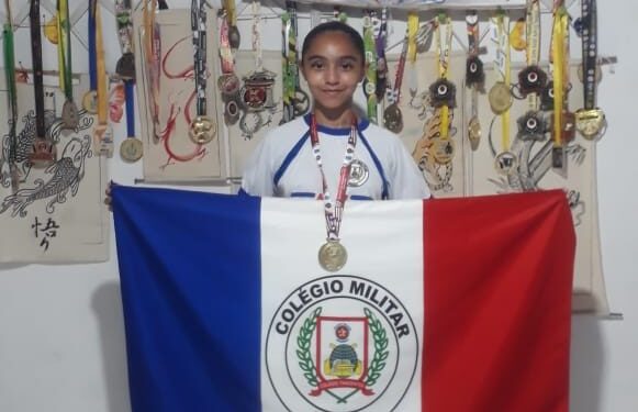 Colégio Militar Tiradentes I de São Luis é OURO em Karatê.