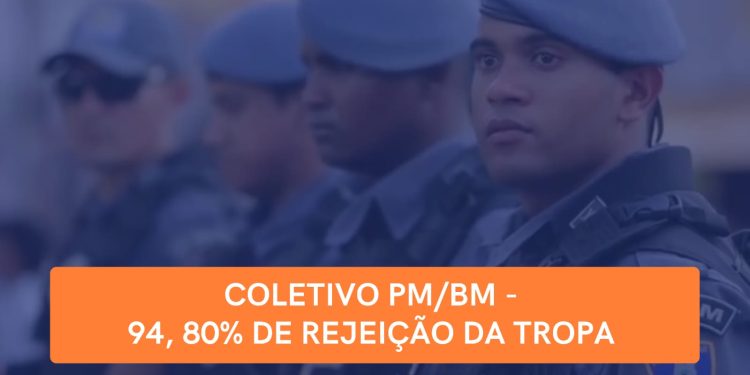 Coletivo parlamentar PM/BM é rejeitado pela tropa Militar do Maranhão.