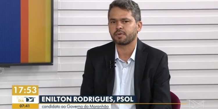 Enilton Rodrigues, candidato a governador pela federação PSOL/Rede no Maranhão, é entrevistado no bom dia mirante