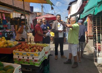 Enilton Rodrigues, candidato a governador, teve agenda na feira do João Paulo  em São Luís