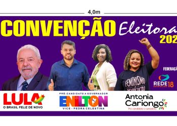 Enilton Rodrigues é homologado candidato a governador pela federação PSOL/Rede Sustentabilidade.