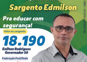 Sargento Edmilson, candidato a deputado estadual fala da importância da valorização dos militares no maranhão a Enilton Rodrigues, candidato a governador pela federação Psol/Rede