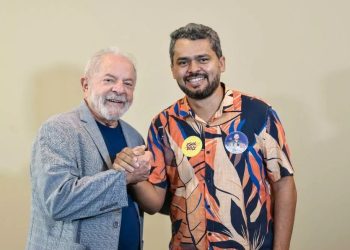 Enilton Rodrigues, candidato a governador, esteve com o presidente Lula em São Luís