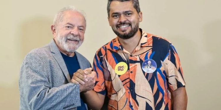 Enilton Rodrigues, candidato a governador, esteve com o presidente Lula em São Luís