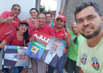 Enilton Rodrigues, que foi candidato a governador pela federação PSOL/Rede, estar a todo vapor na campanha de Lula no Maranhão