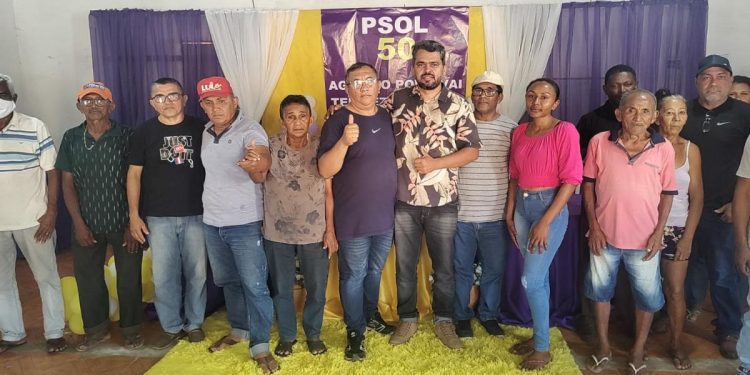 PSOL lança pré-candidatura de Júnior Caixão a prefeito de São Luís Gonzaga do Maranhão