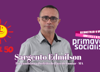 Sargento Edmilson Recebe Apoio Unânime da Primavera Socialista no Maranhão como Pré-Candidato do PSOL em Paço do Lumiar