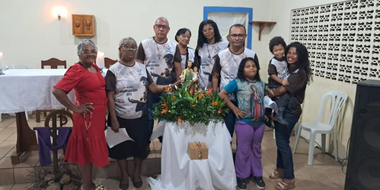 Fé e Comunhão: Ordem Franciscana Secular Motiva Oração do Terço no 8º dia do Festejo de São José, na Vila São José