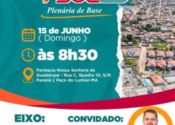 PSOL realiza Plenária Programática de Base em Paço do Lumiar, neste domingo (15)