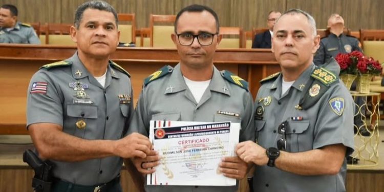 Sargento Edmilson, do Colégio Militar de Paço do Lumiar, é Homenageado em Formatura da PMMA