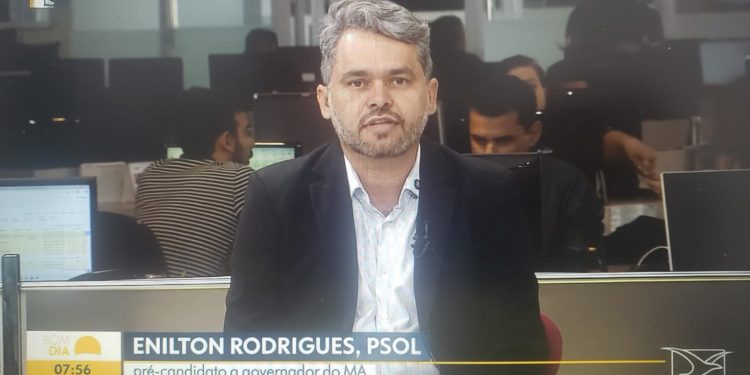 Enilton Rodrigues, Pré-candidato a Governador do Maranhão pelo PSOL, destaca a importância da unidade da esquerda no Estado