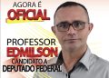 PSOL homologa candidatura de Professor Edmilson à Câmara Federal nas eleições de 2026